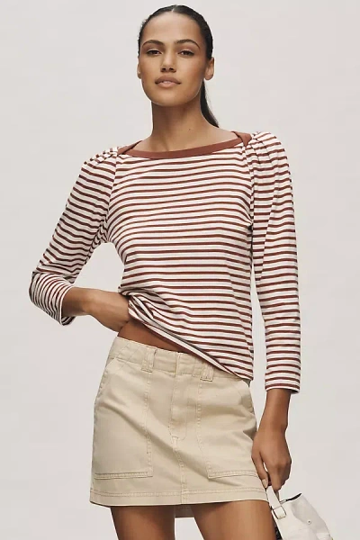 NATION LOS ANGELES AMELIE LONG-SLEEVE TOP