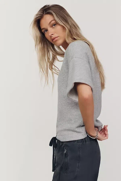 Nation Los Angeles Bane 100% Cotton Tee In Gray