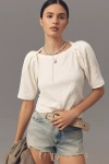Nation Los Angeles Deana Envelope Short-sleeve Top