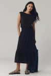 Nation Los Angeles Evonne Sleeveless Midi Dress In Black