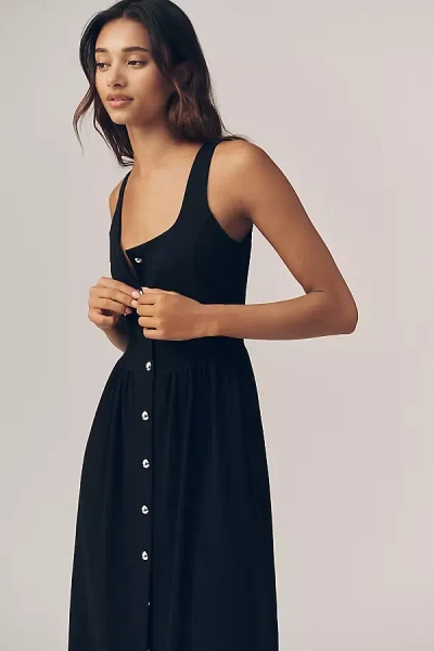 Nation Los Angeles Laurel Midi Dress In Black