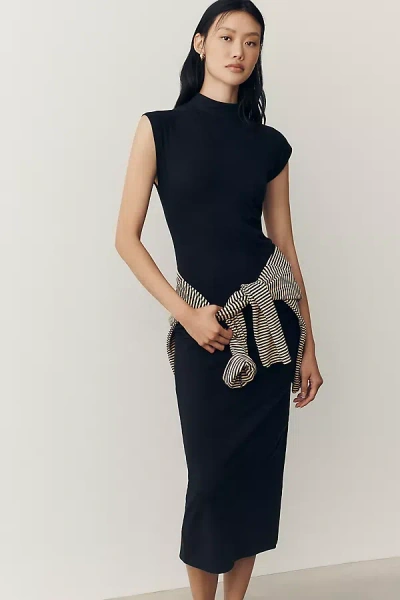 Nation Los Angeles Marceline Midi Dress In Blue