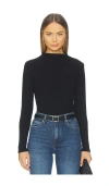 Nation Los Angeles Neda Pleated Top In Black