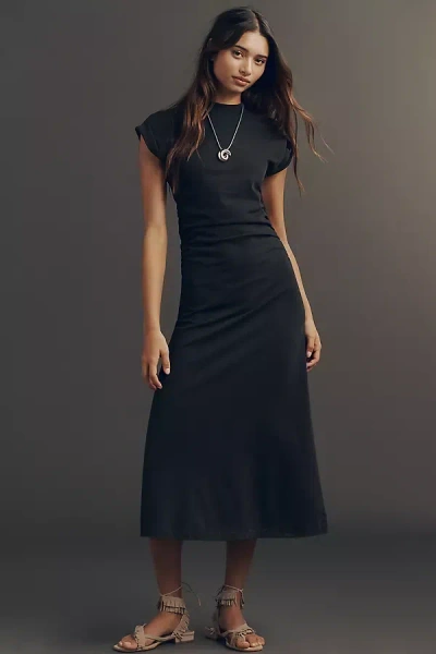 Nation Los Angeles Neva Midi Dress In Black