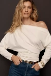 Nation Los Angeles Pietra Off-shoulder Top In White