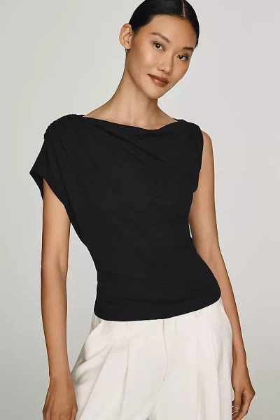 Nation Los Angeles Pietra Sleeveless Top In Black