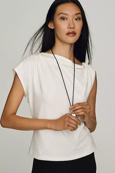 Nation Los Angeles Pietra Sleeveless Top In White