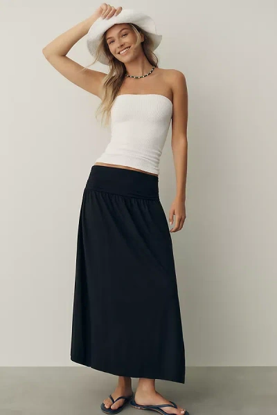 Nation Los Angeles Simone Mini Skirt In Black