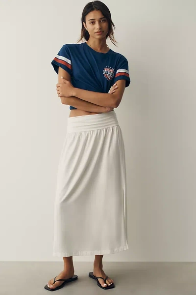 Nation Los Angeles Simone Mini Skirt In White