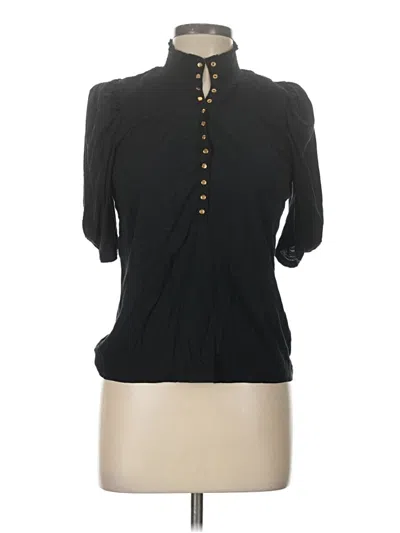 Pre-owned Nation Ltd 3/4 Sleeve Blouse In Black