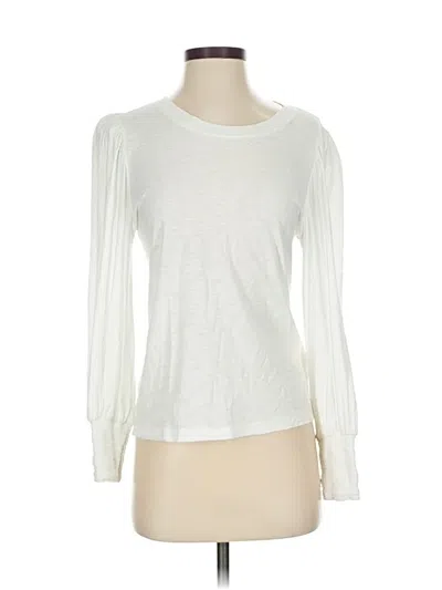 Pre-owned Nation Ltd 3/4 Sleeve T-shirt In White