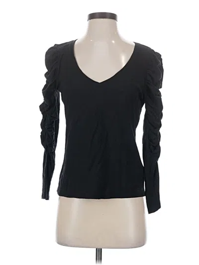 Pre-owned Nation Ltd 3/4 Sleeve T-shirt In Black