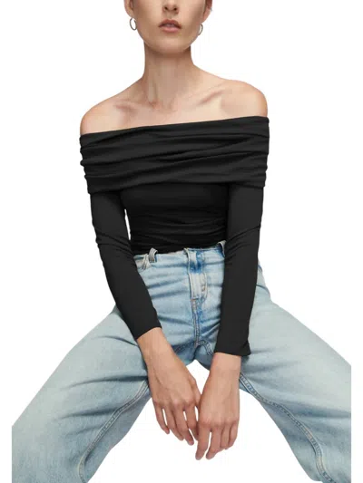 Nation Ltd Abana Draped Top In Black