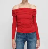 NATION LTD ABANA TOP IN RED