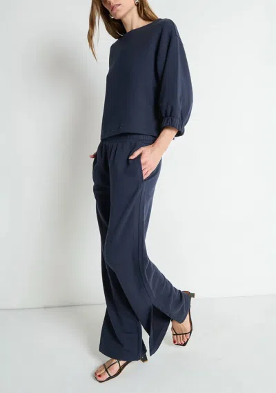 Nation Ltd Abigail Relaxed Sweatpants In Night Sky In Blue