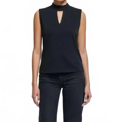 Nation Ltd Alba Top In Black In Blue