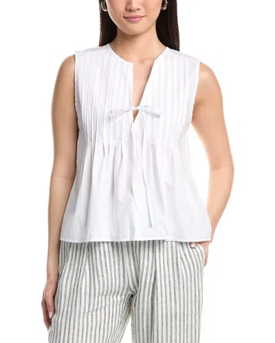 Nation Ltd Ali Tie Front Top In White