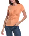 Nation Ltd Alina Center Front Seamed T-shirt In Pink