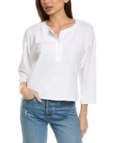 Nation Ltd Alix Oversized Henley In White