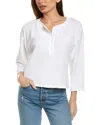 Nation Ltd Alix Oversized Henley In White