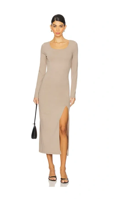 Nation Ltd Alma Column Dress In Mushroom