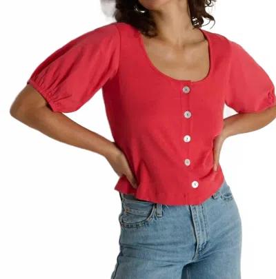 Nation Ltd Alma Cropped Top In Flora In Multi