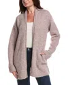 Nation Ltd Alyiah Open Front Cocoon Alpaca-blend Cardigan In Neutral