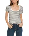 Nation Ltd Amanda Square Neck Cap Sleeve Sweater In White