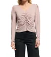 Nation Ltd Angelina Long Sleeve Top In Multi