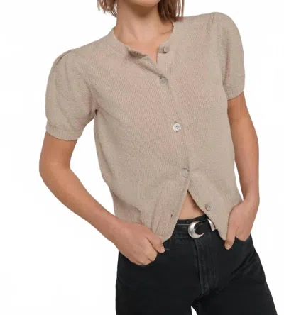 Nation Ltd Anne Marie Cardigan In Feather In Neutral