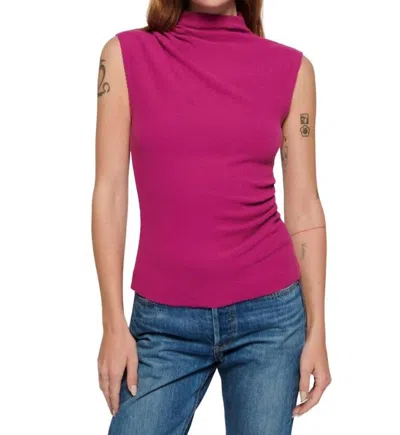 Nation Ltd Arielle Draped Tank Top In Pink