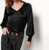 Nation Ltd Ayra Dressed Up V-neck In Black