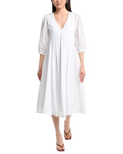 Nation Ltd Aya Midi Dress In White