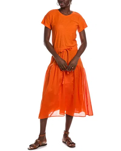 Nation Ltd Azalia T-shirt Dress In Orange