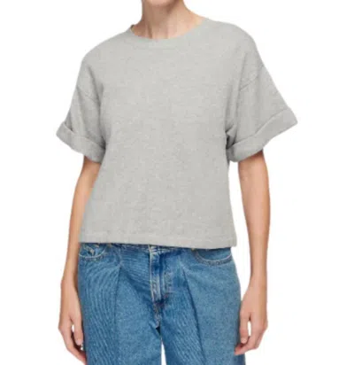Nation Ltd Bane Sweatshirt Tee In Heather Grey In Gray