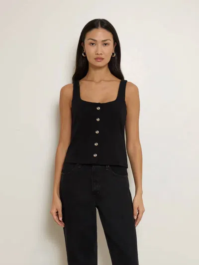 Nation Ltd Becka Tank Top In Jet Black