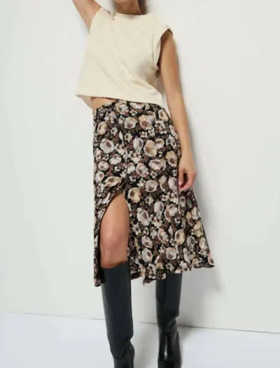 NATION LTD BELINDA SKIRT IN NIGHT FLORAL