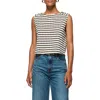 Nation Ltd Bettina Stripe Pima Cotton Tank In Night Sky Stripe