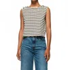 Nation Ltd Bettina Stripe Pima Cotton Tank In Multi