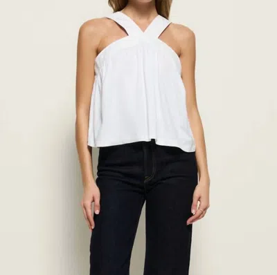 Nation Ltd Bibi Halter Tank Top In White