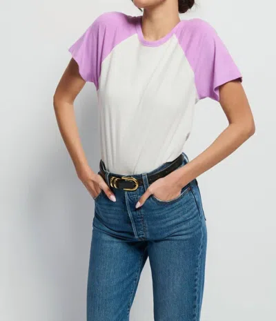 Nation Ltd Bobbie Tee Shirt In Violet Tulle In Multi