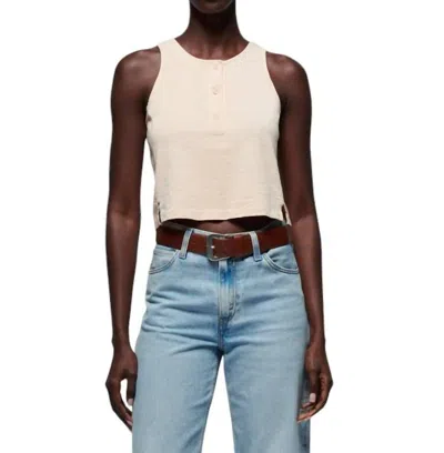 Nation Ltd Bree Tank With Contrast Inset In Bisque In Multi