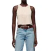 Nation Ltd Bree Tank With Contrast Inset In Bisque In Multi