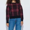 Nation Ltd Brice Plaid Sweater In Party Plaid In Multi