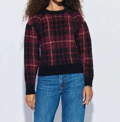 Nation Ltd Brice Sweater In Party Plaid In Multi