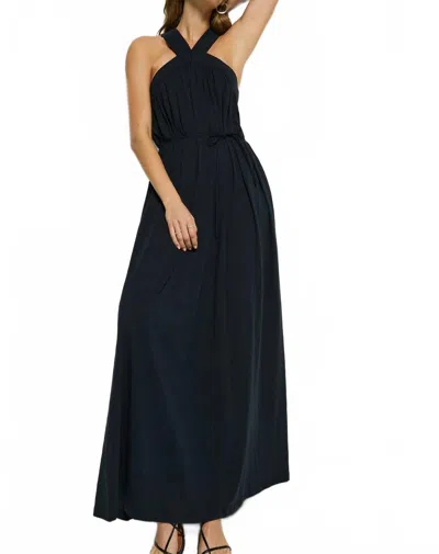 Nation Ltd Brielle Halter Maxi Dress In Night Sky In Black