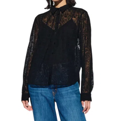 Nation Ltd Burke Top In Jet Black