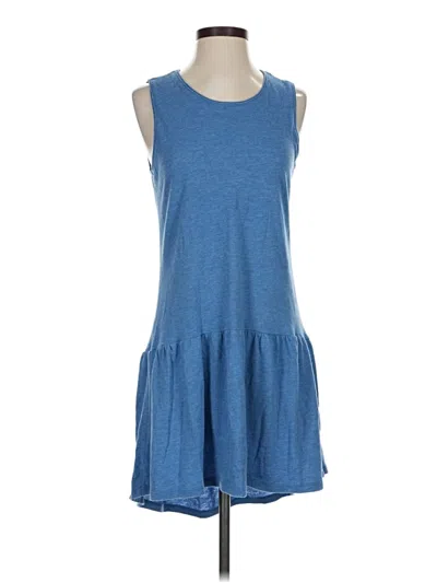 Pre-owned Nation Ltd. By Jen Menchaca Casual Dress In Blue