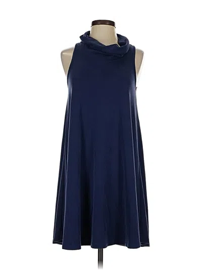 Pre-owned Nation Ltd. By Jen Menchaca Casual Dress In Blue