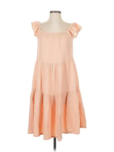 Pre-owned Nation Ltd. By Jen Menchaca Casual Dress In Orange